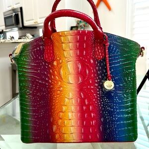 Brahmin Large DUXBURY Satche Genuine Leather.  Brand New With Tags!